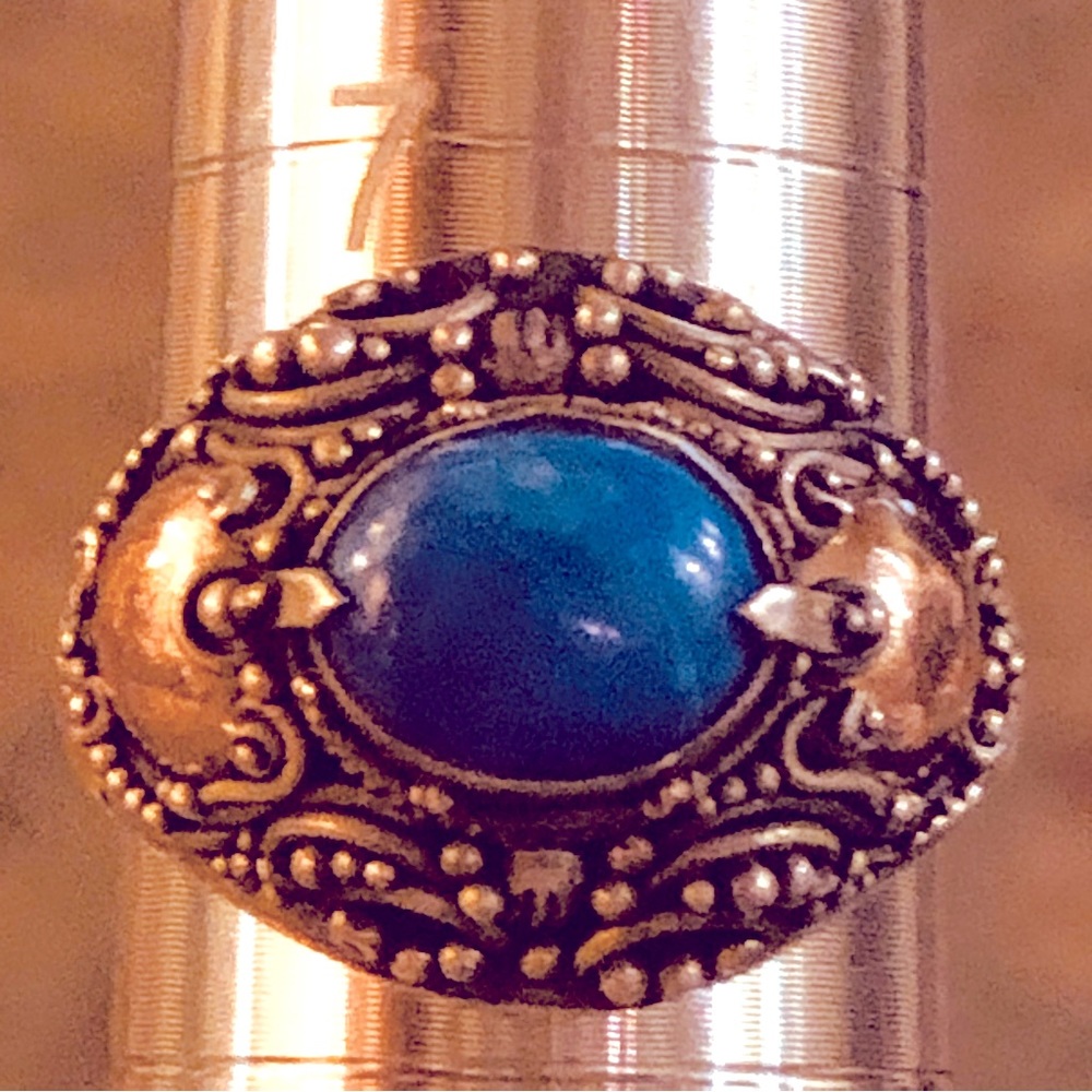 Sterling silver ring - Lapis Lazuli